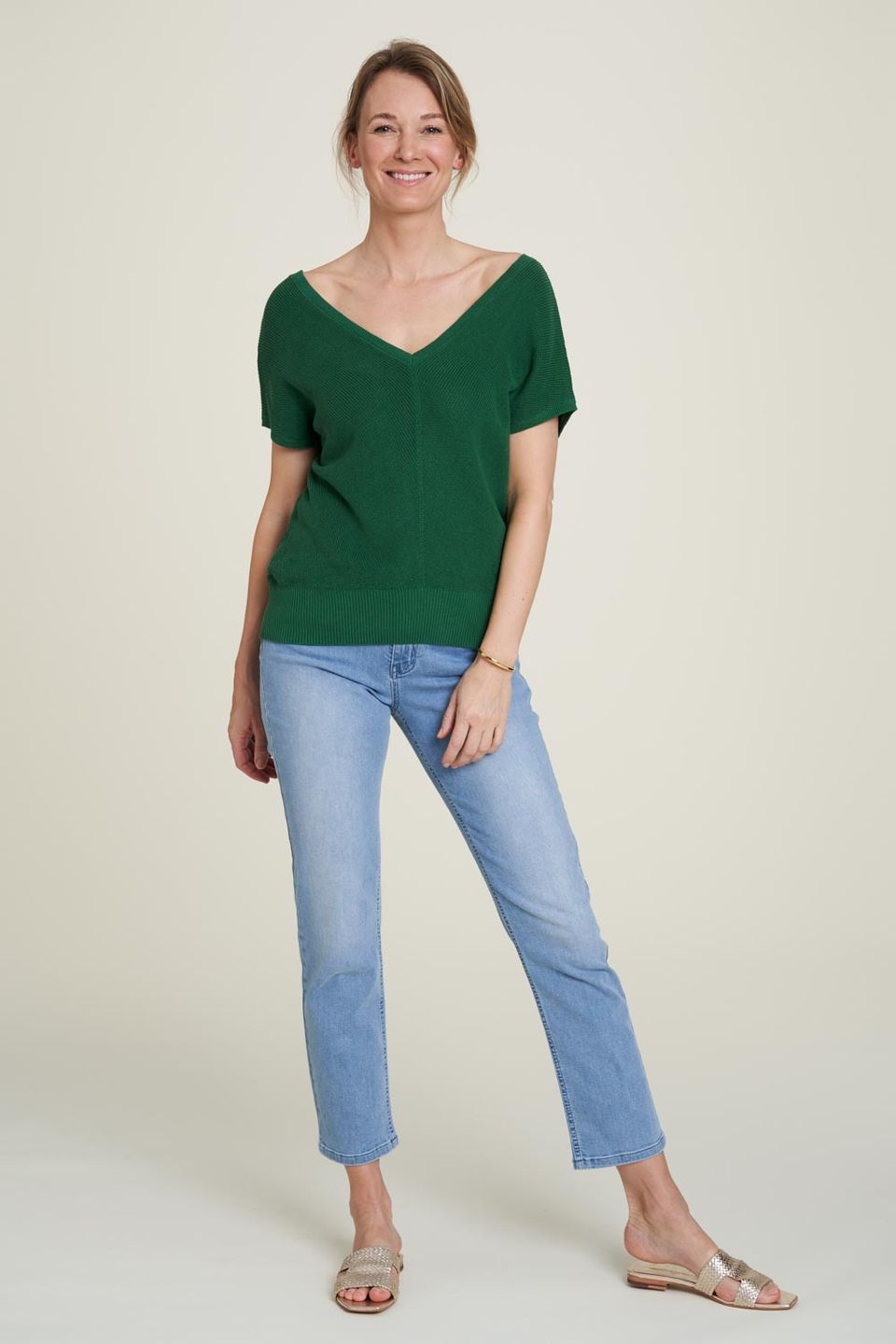 Shirt Strick palmleaf von Tranquillo