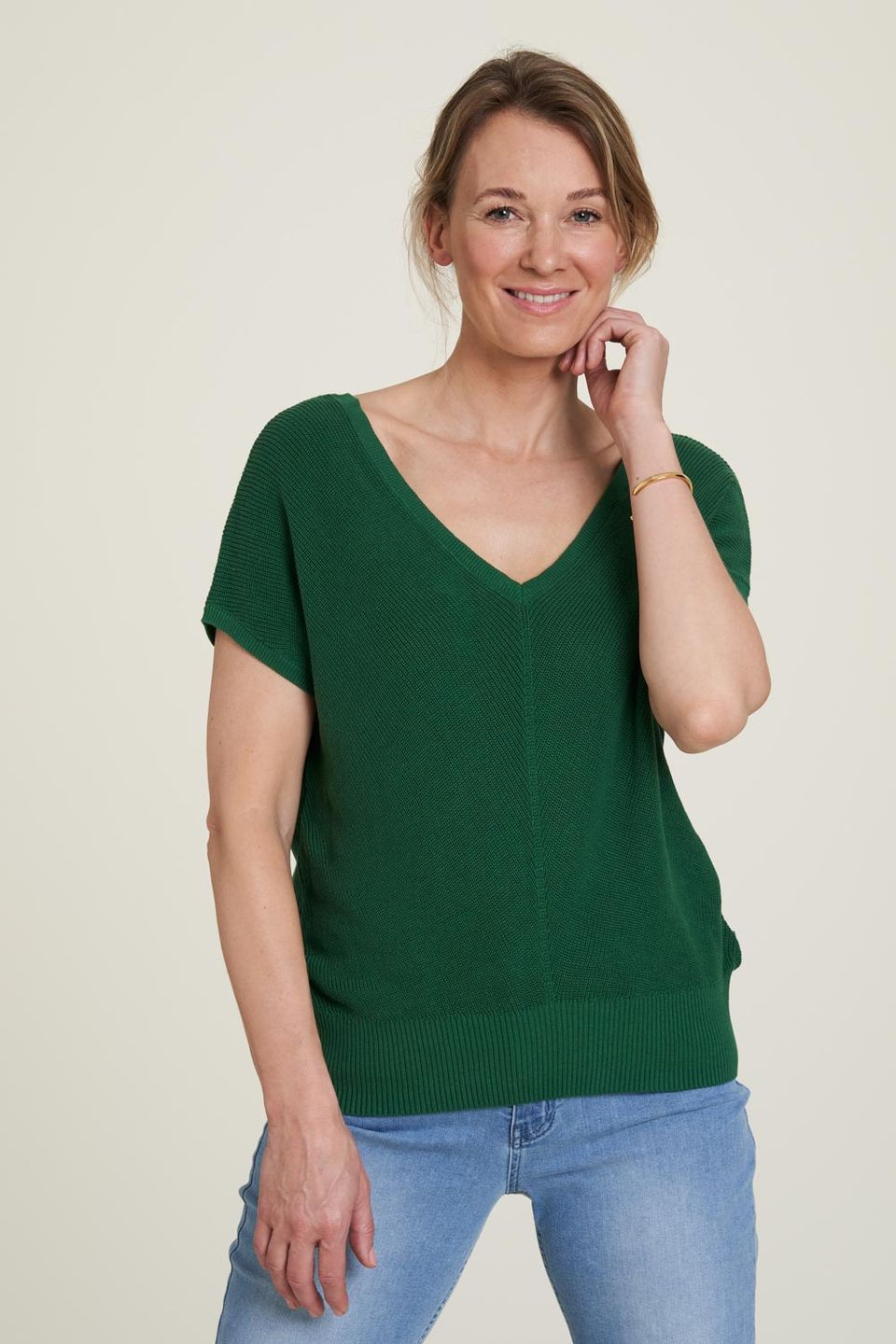 Shirt Strick palmleaf von Tranquillo