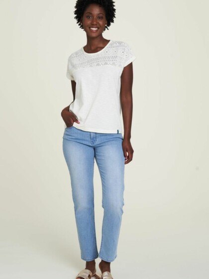 Shirt mit Spitzendetails cloud von Tranquillo