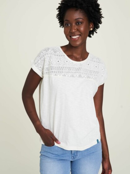 Shirt mit Spitzendetails cloud von Tranquillo