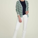 Strickjacke Leicht aqua von Tranquillo