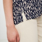 Bluse Laburnum Snippets dark navy von recolution