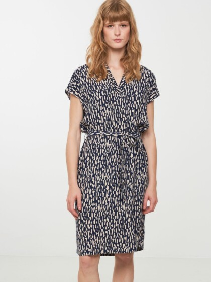 Kleid YUNNAN SNIPPETS dark navy von recolution
