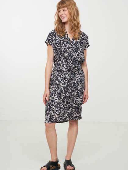 Kleid YUNNAN SNIPPETS dark navy von recolution