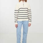 Pullover Juvenna Stripes summer sand von recolution