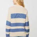 Pullover Lilac Stripes water blue von recolution