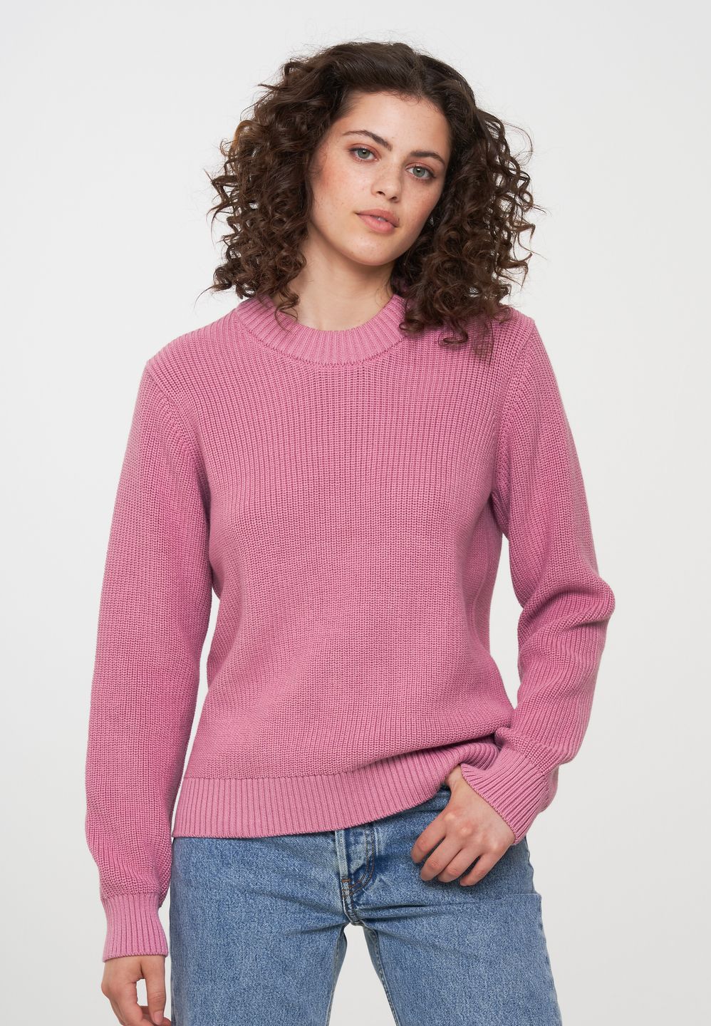 Pullover Macrozamia orchid rose von recolution