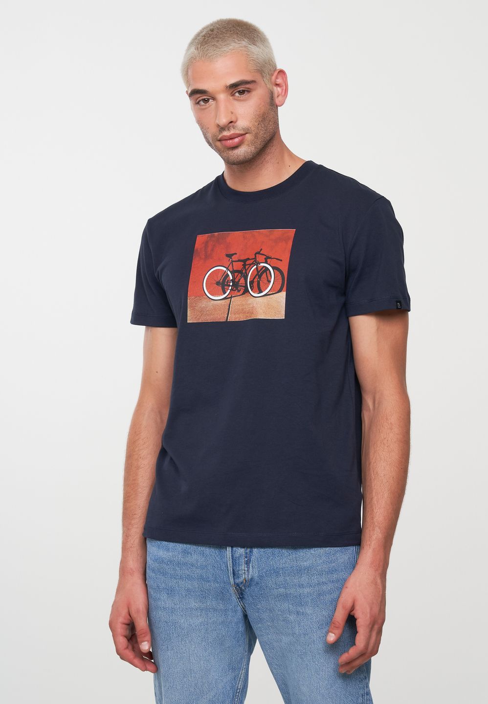 T-Shirt Agave Bike Wall dark navy von recolution