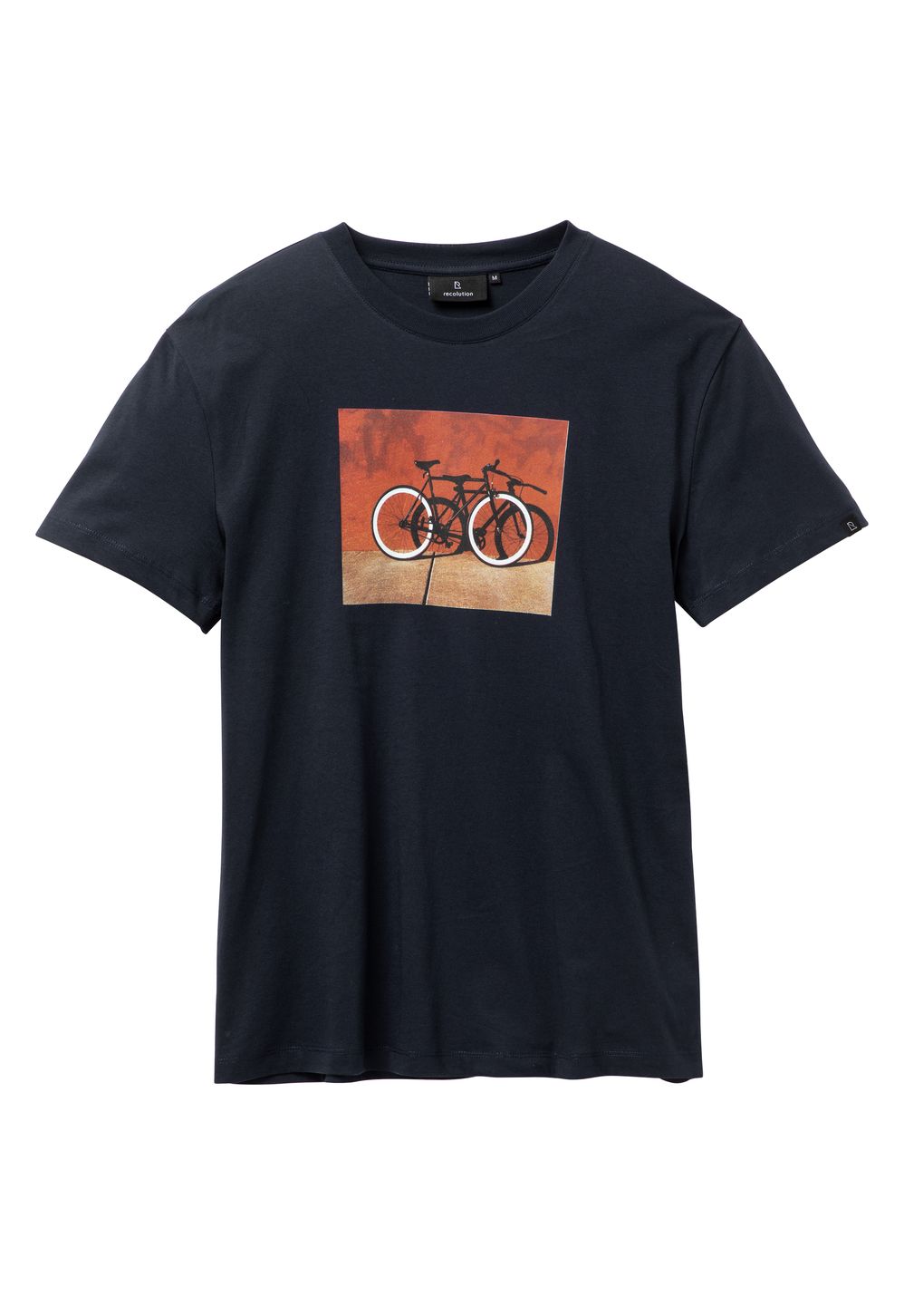 T-Shirt Agave Bike Wall dark navy von recolution