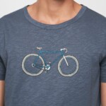 T-Shirt BAY BIKE dove blue von recolution