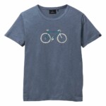 T-Shirt BAY BIKE dove blue von recolution