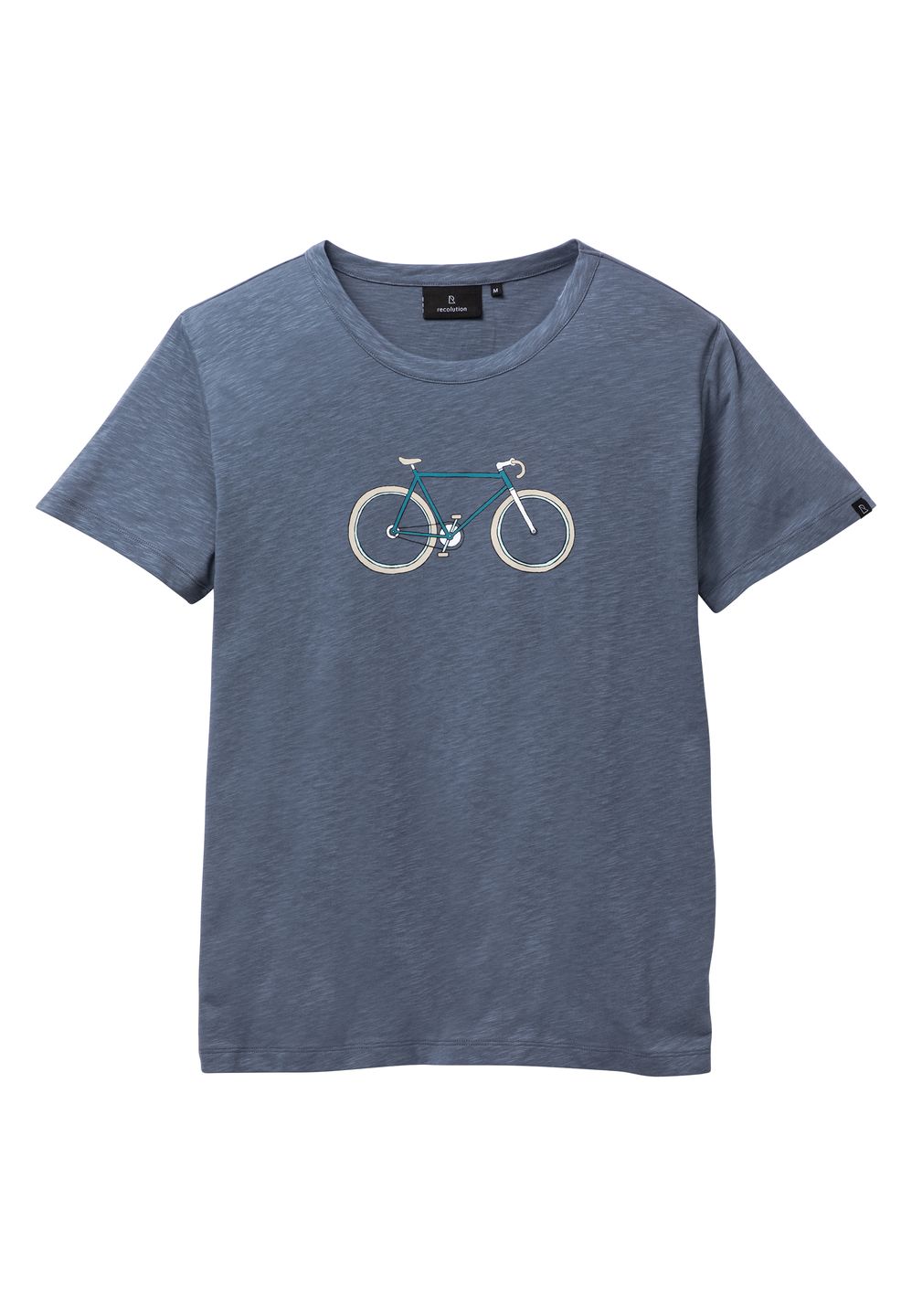 T-Shirt BAY BIKE dove blue von recolution
