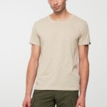 T-Shirt Bay taupe grey von recolution