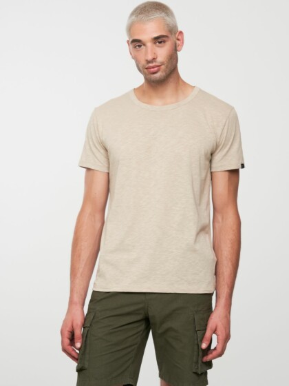 T-Shirt Bay taupe grey von recolution