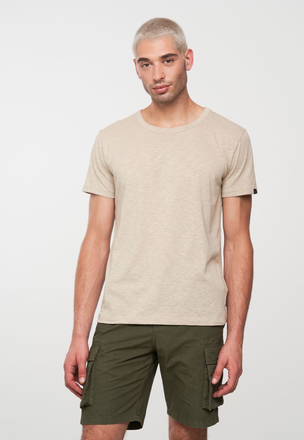 T-Shirt Bay taupe grey von recolution