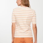 T-Shirt Daphne Stripes capri orange von recolution