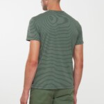 T-Shirt Pandan Stripes eukalyptus von recolution