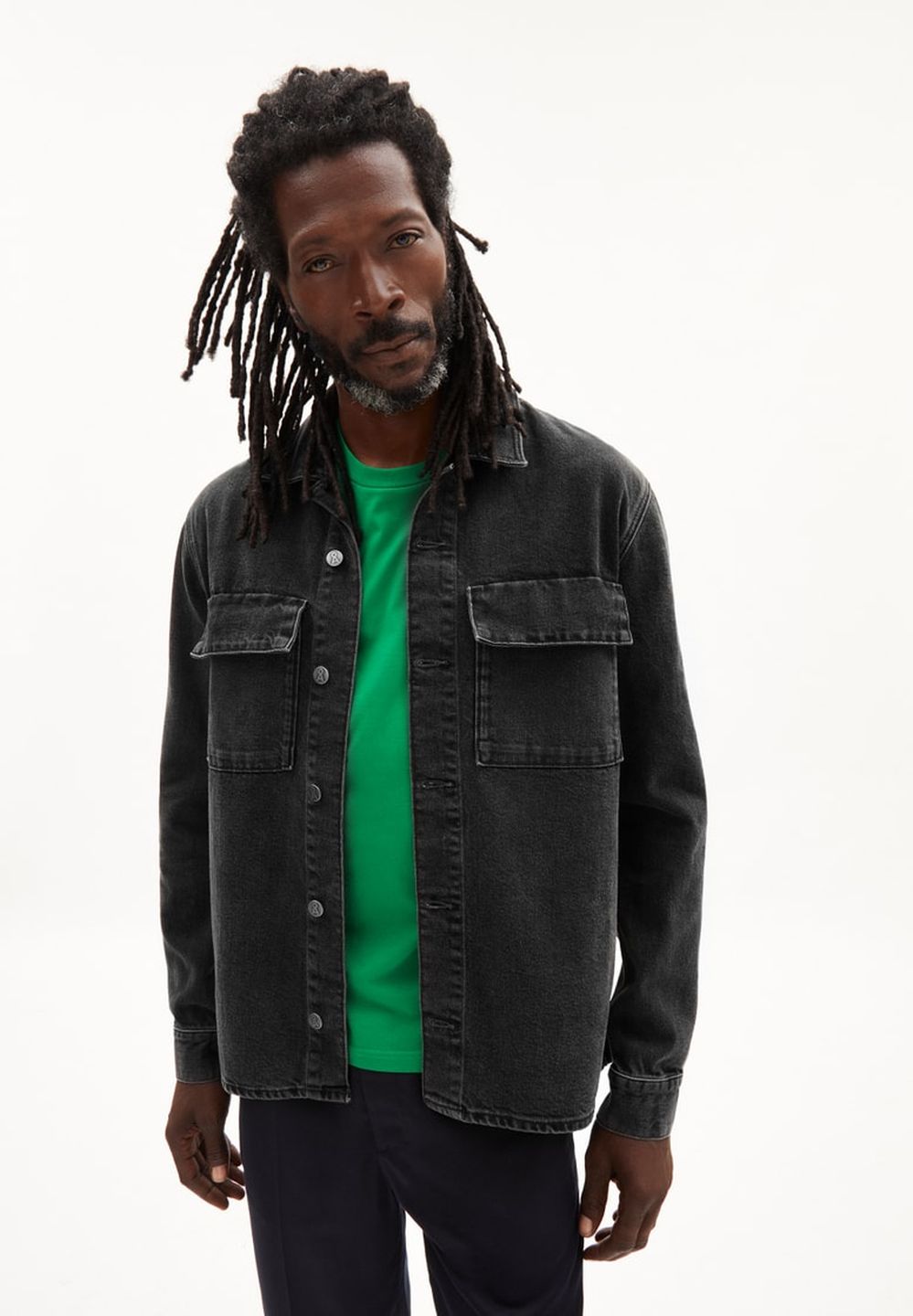 Jeansjacke Aanoj crow von Armedangels