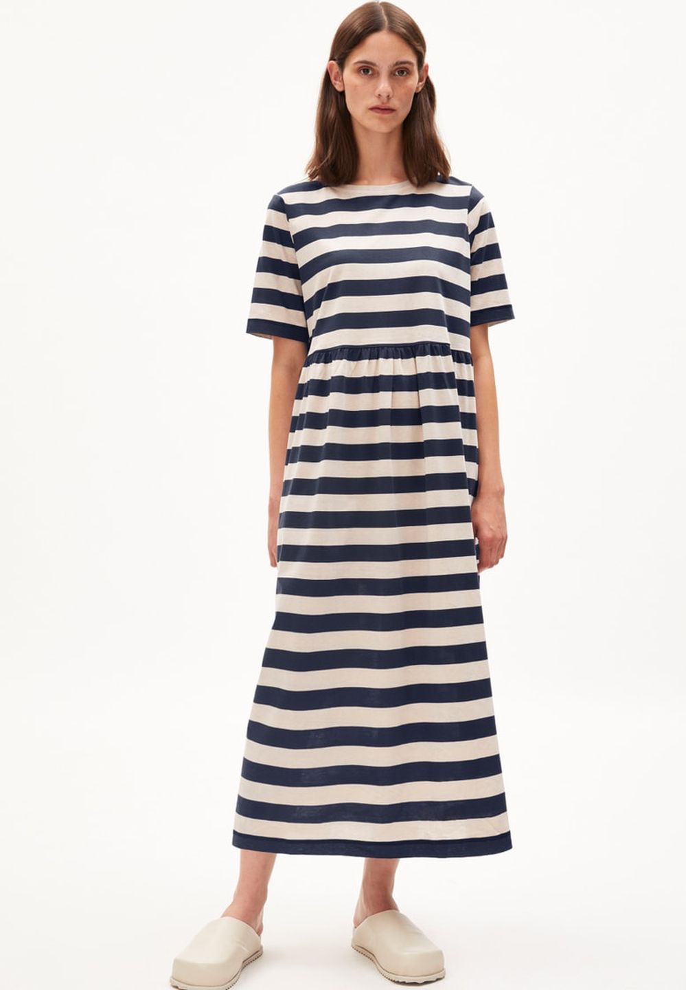 Kleid Taaky Block Stripes night sky-light desert von Armedangels