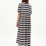 Kleid Taaky Block Stripes night sky-light desert von Armedangels
