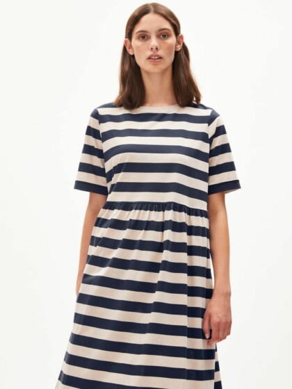 Kleid Taaky Block Stripes night sky-light desert von Armedangels