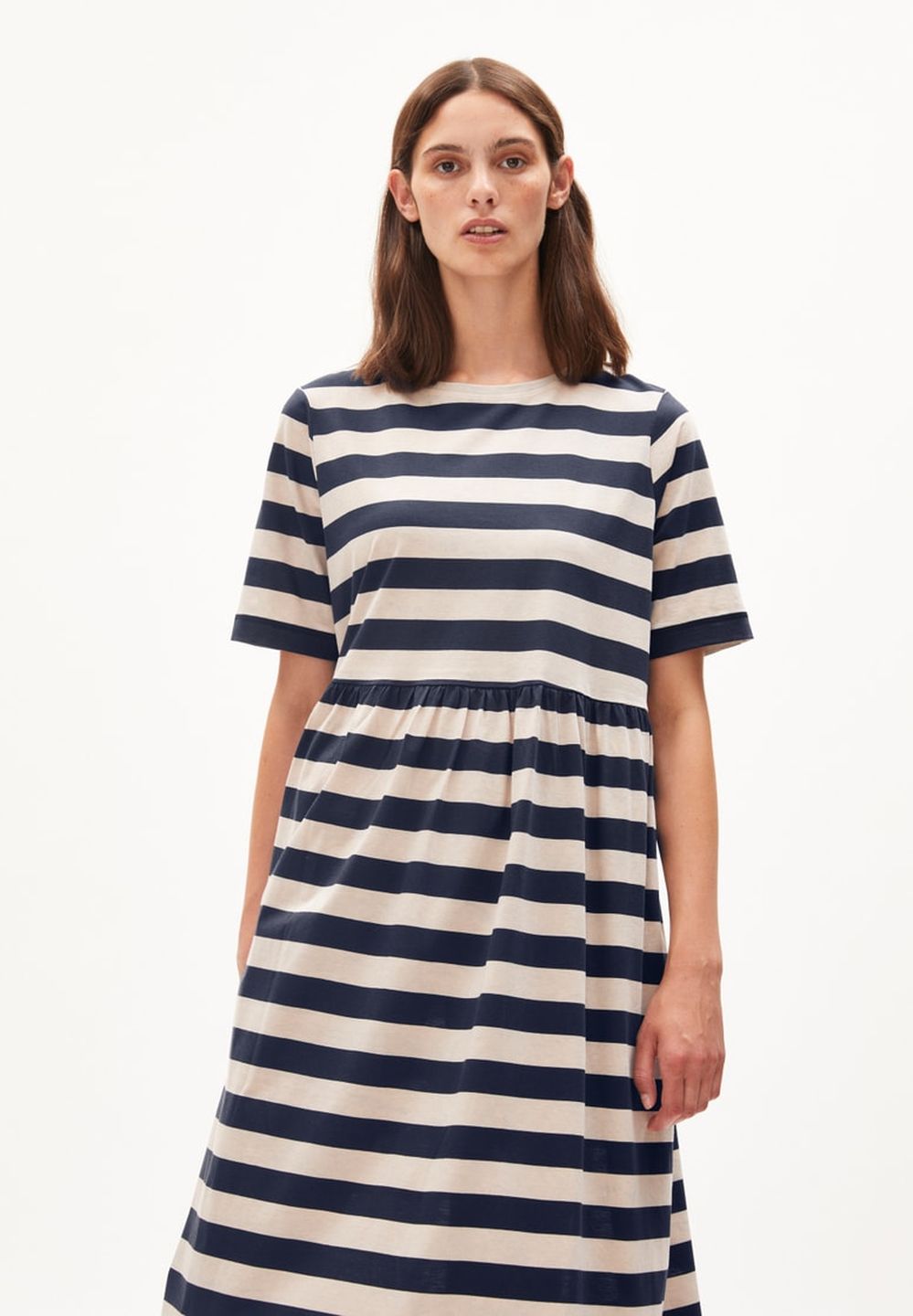 Kleid Taaky Block Stripes night sky-light desert von Armedangels