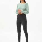 Leggings Faribaa graphite von Armedangels