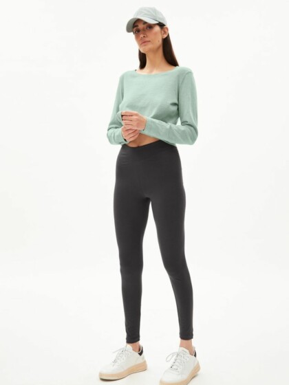 Leggings Faribaa graphite von Armedangels