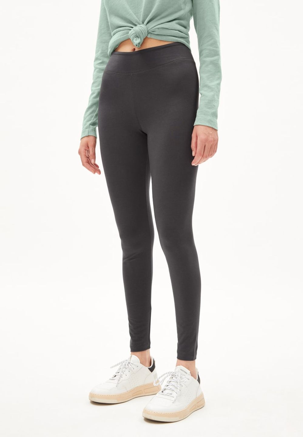 Leggings Faribaa graphite von Armedangels