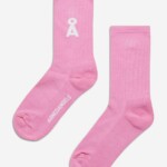 Socken Saamu Bold raspberry pink von Armedangels