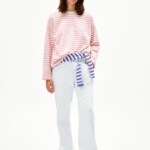 Sweatshirt Frankaa  Stripe raspberry pink-undyed von Armedangels