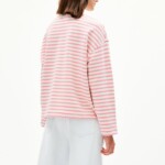 Sweatshirt Frankaa  Stripe raspberry pink-undyed von Armedangels