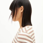 T-Shirt Frayaa Double Stripes cacao-undyed von Armedangels
