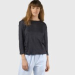 T-Shirt Gudrun LS Navy von Klitmøller Collective