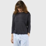 T-Shirt Gudrun LS Navy von Klitmøller Collective