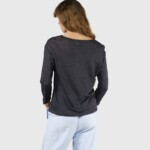 T-Shirt Gudrun LS Navy von Klitmøller Collective