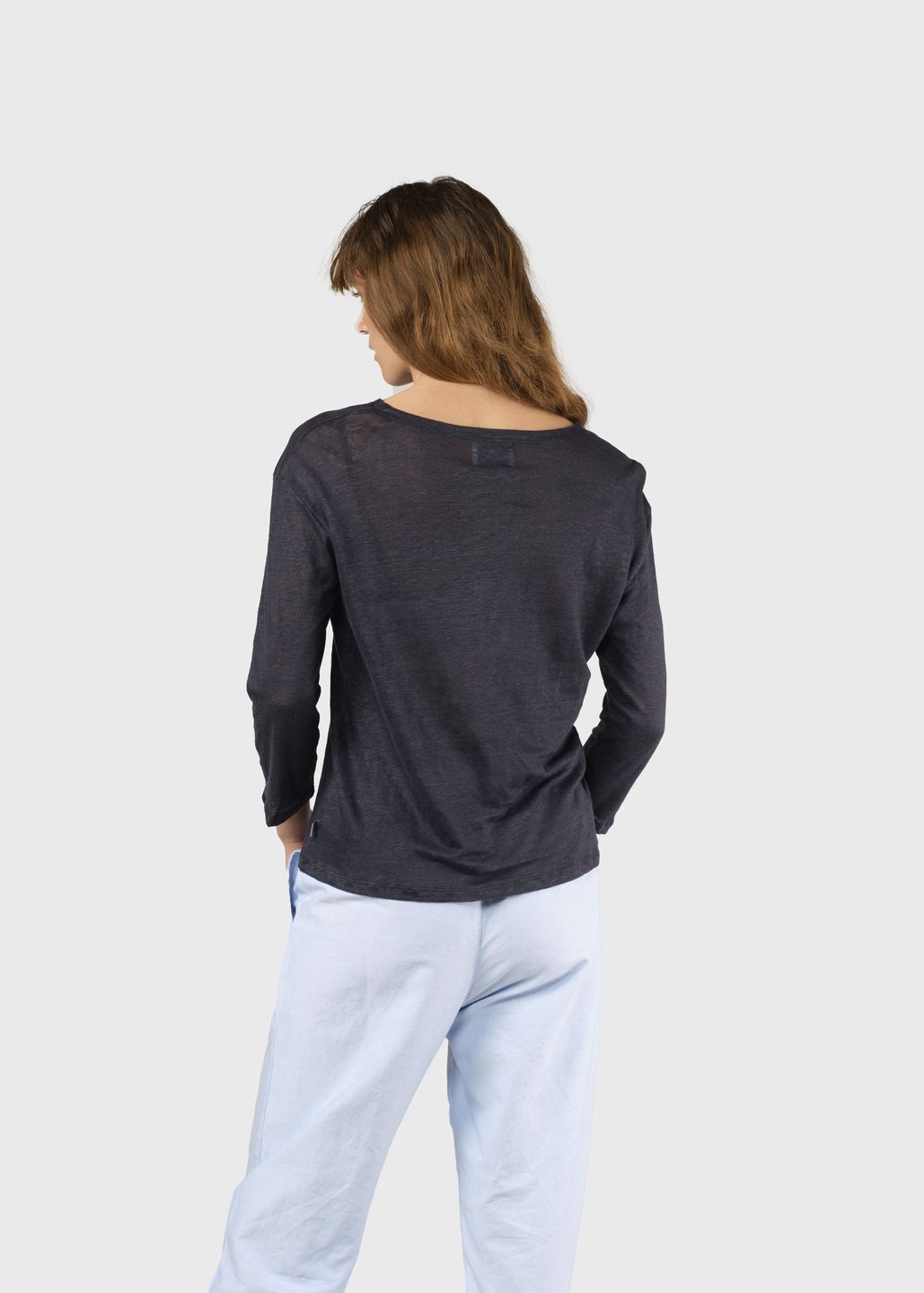 T-Shirt Gudrun LS Navy von Klitmøller Collective