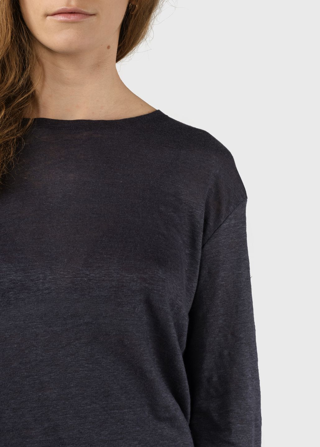 T-Shirt Gudrun LS Navy von Klitmøller Collective
