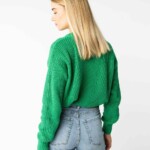 Strickpullover Seema grün von Melawear