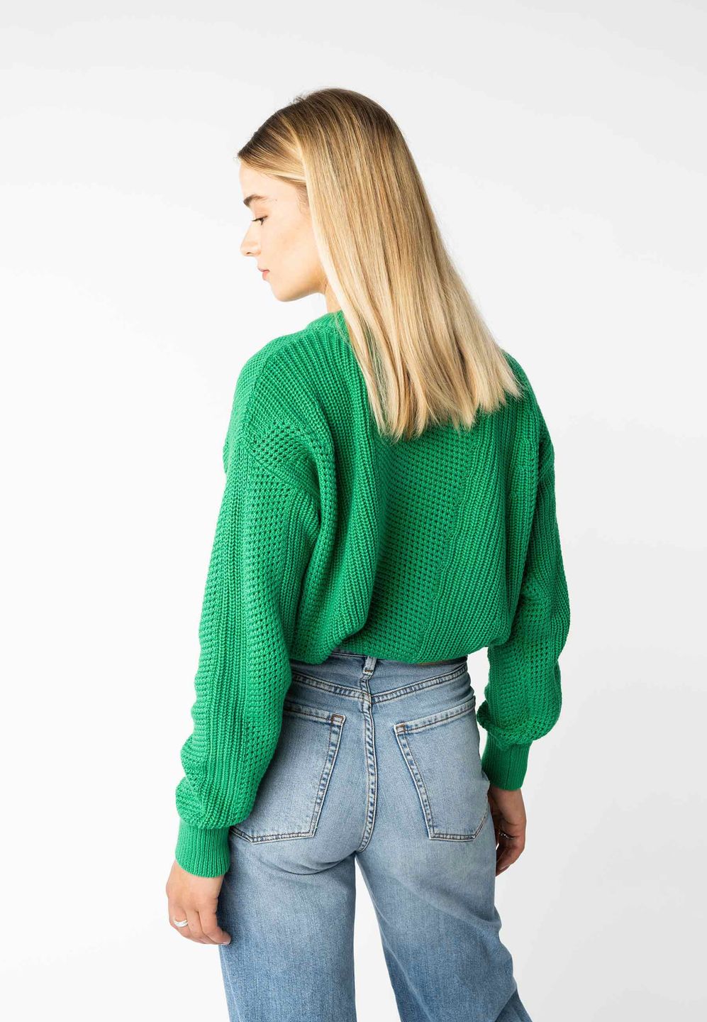 Strickpullover Seema grün von Melawear