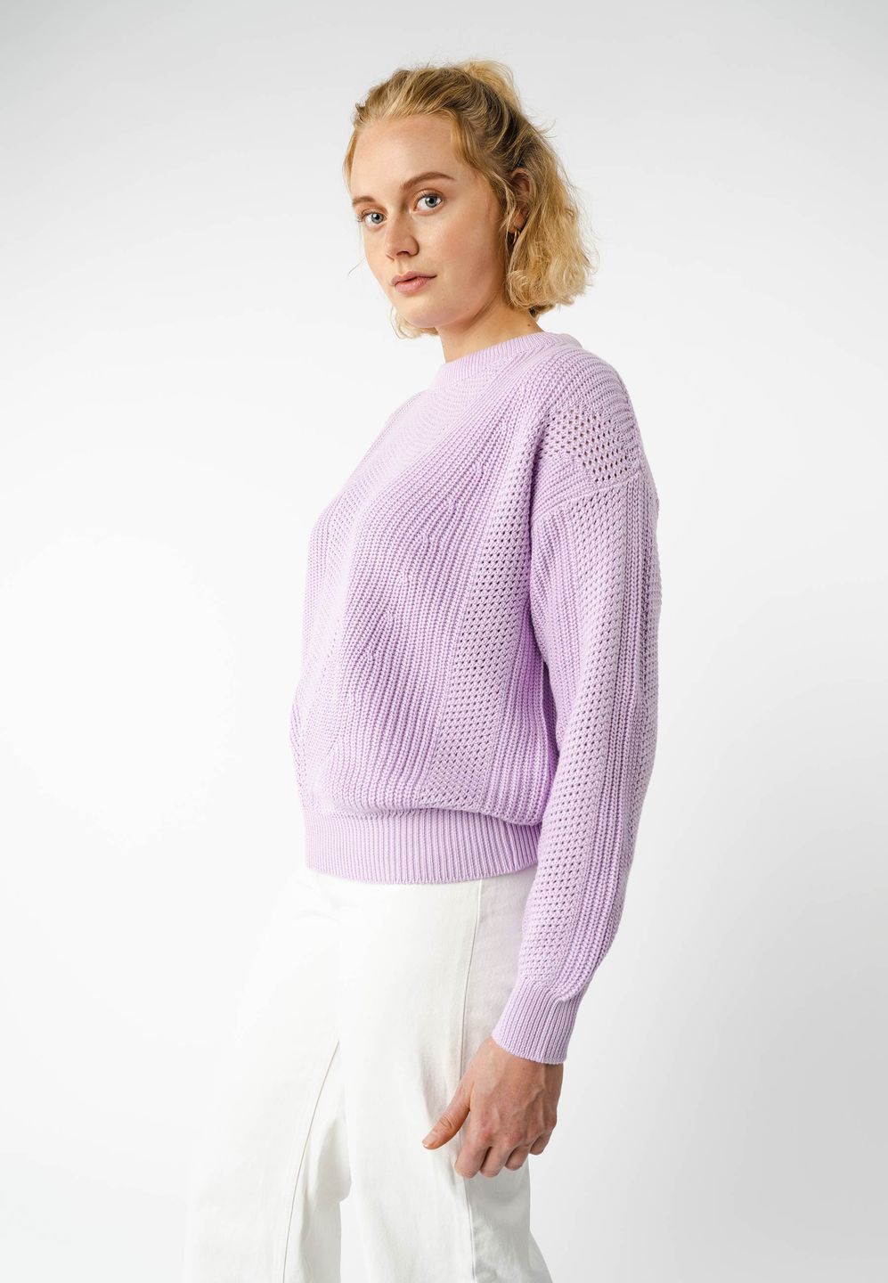 Strickpullover Seema lilac von Melawear