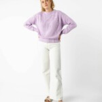 Strickpullover Seema lilac von Melawear