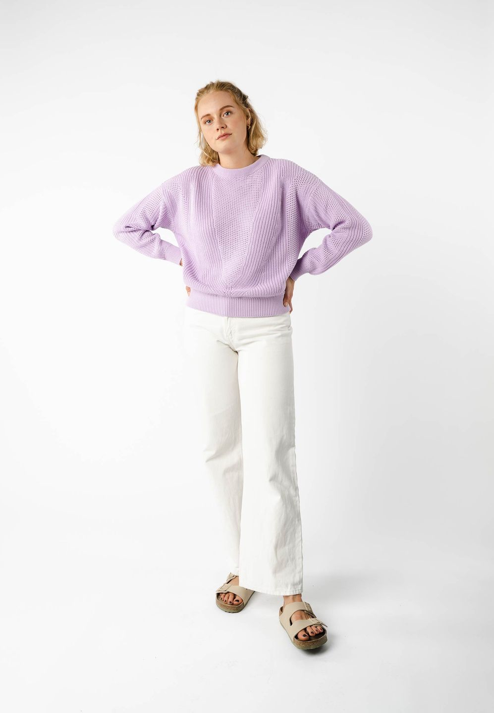 Strickpullover Seema lilac von Melawear