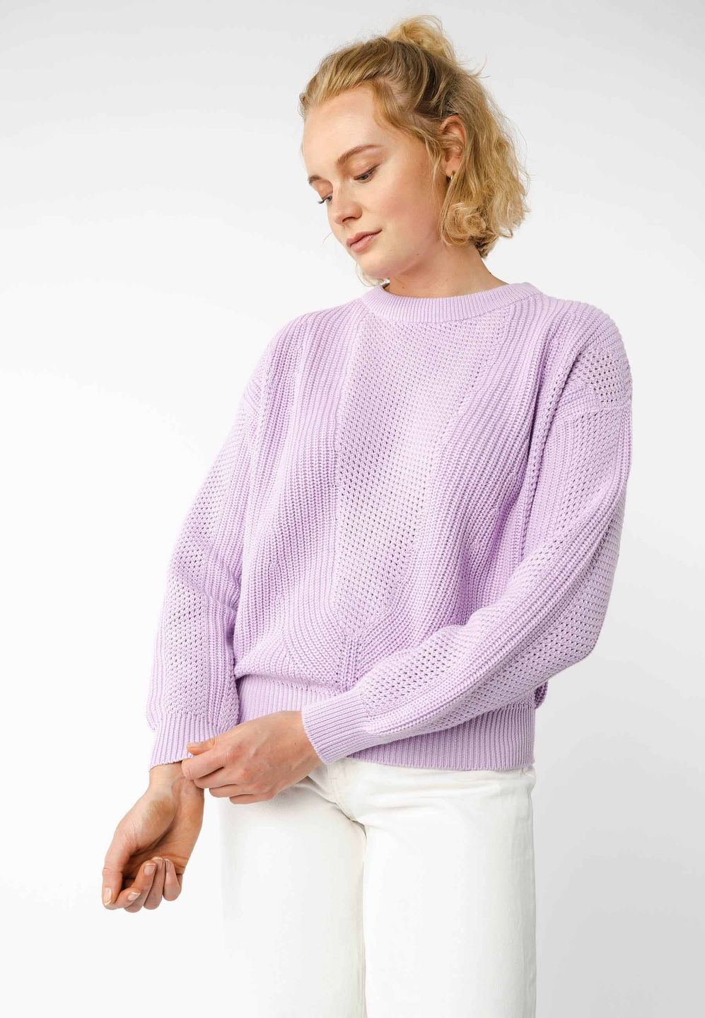 Strickpullover Seema lilac von Melawear