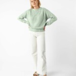 Strickpullover Seema mint von Melawear