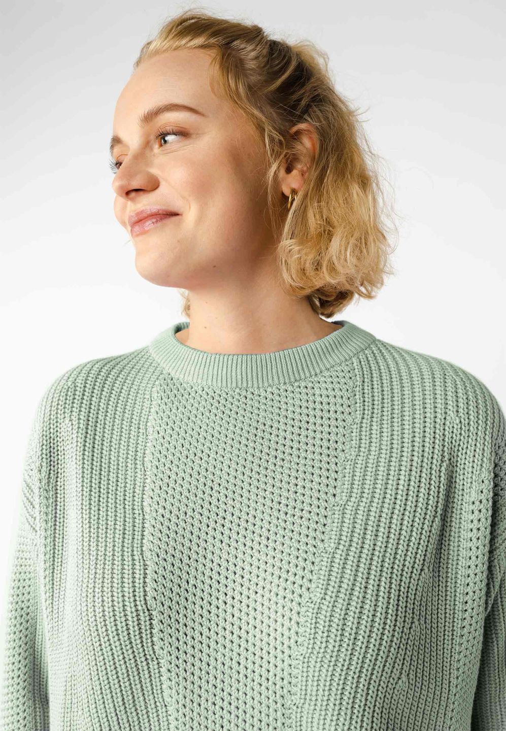 Strickpullover Seema mint von Melawear