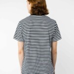 T-Shirt Avan Stripes navy / weiß gestreift von Melawear