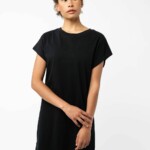 T-Shirt Kleid Sunea schwarz von Melawear