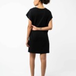 T-Shirt Kleid Sunea schwarz von Melawear