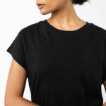 T-Shirt Kleid Sunea schwarz von Melawear